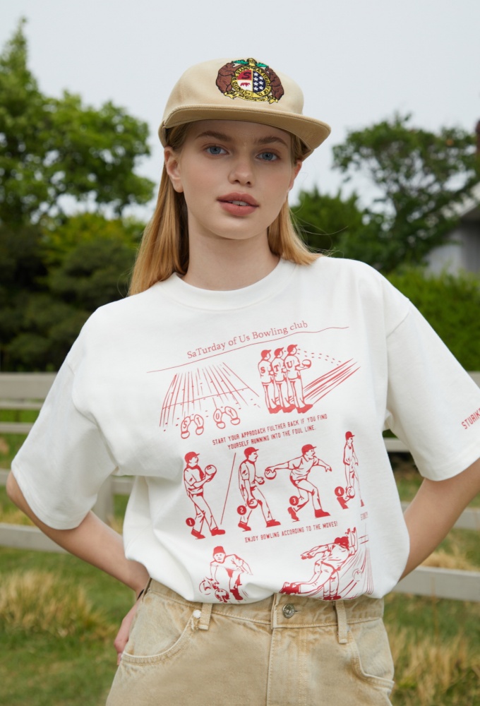 Women’s Bowling Club T-shirt Red