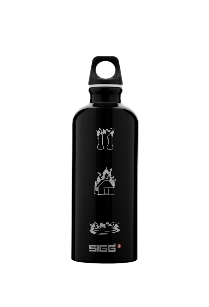 Black SIGG TRAVELLER Water Bottle 0.6L
