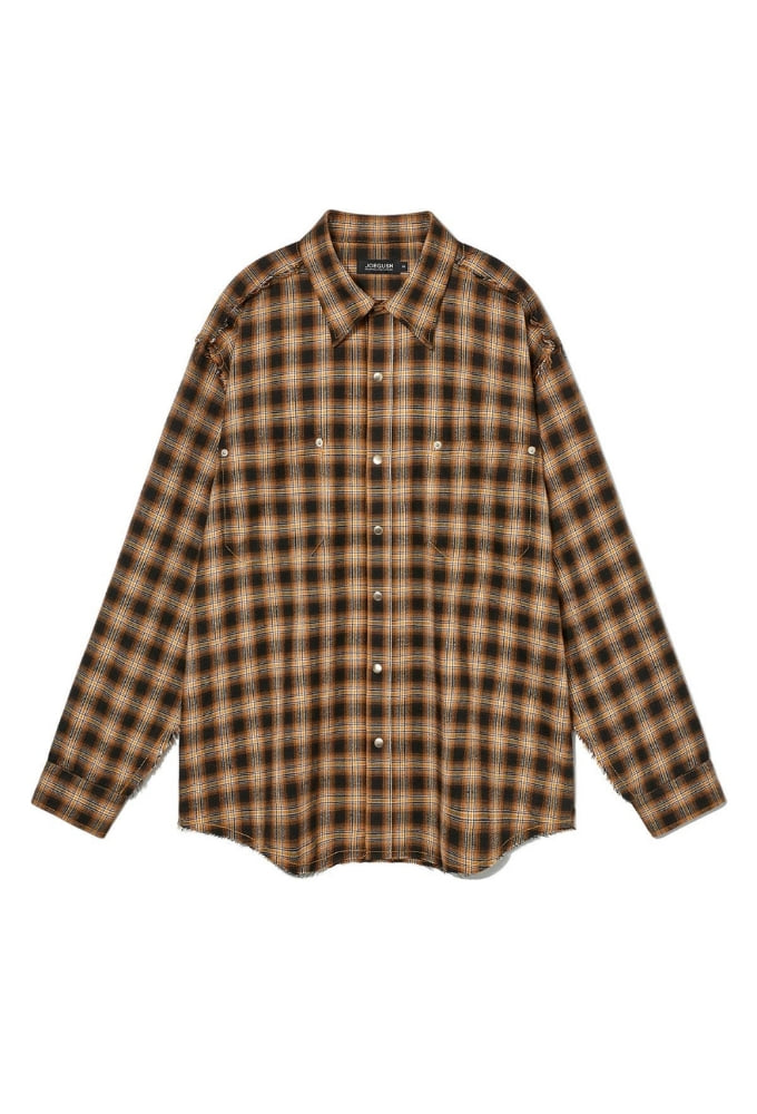 Kurt Flannel Shirts (Brown/Orange)