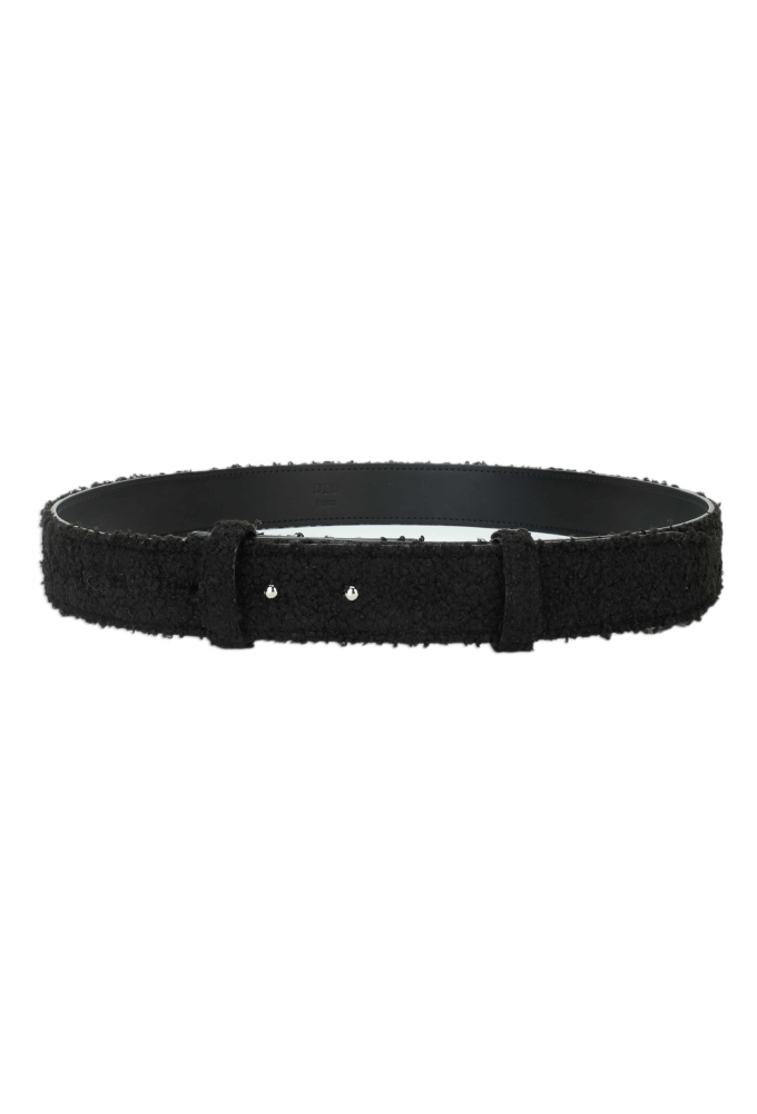 Boucle Leather Belt Black (12월 5일 순차 발송)