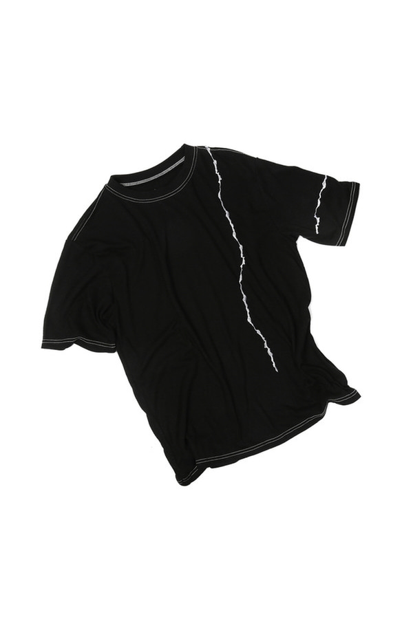 CRACK EMBROIDERY T-SHIRTS