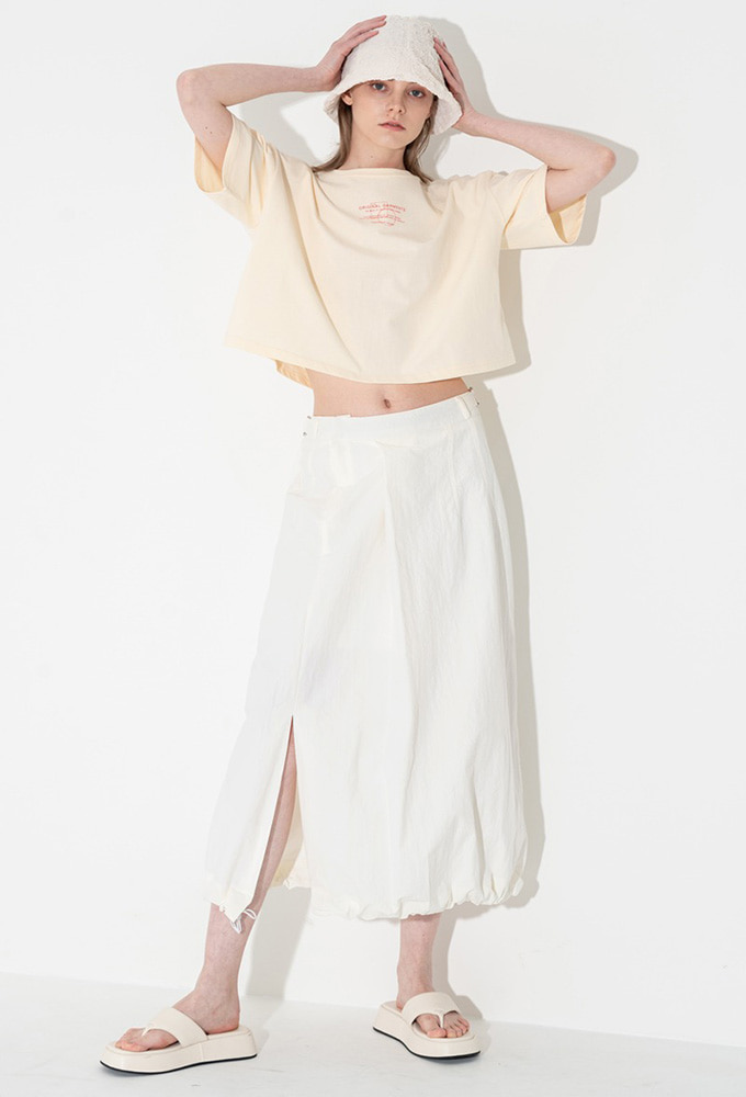 COCOON SKIRT _ IVORY