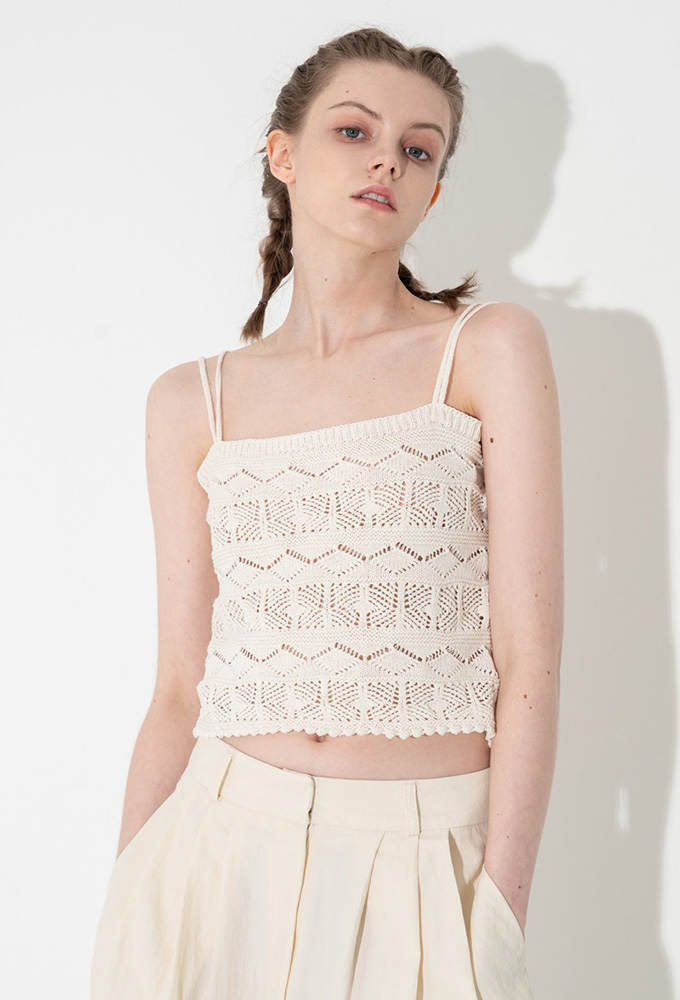 REVER KNIT TOP _ IVORY