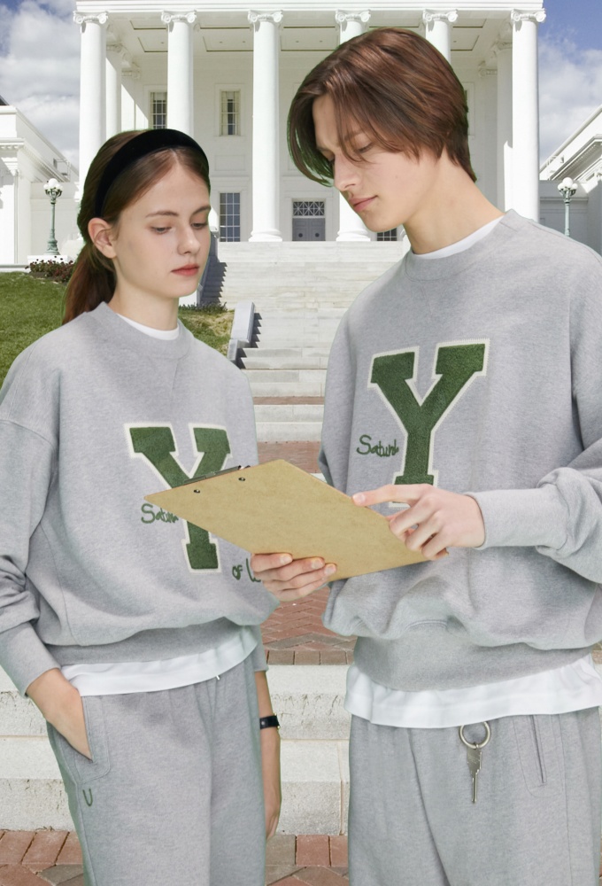 Women’s Y Logo Sweatshirt Grey